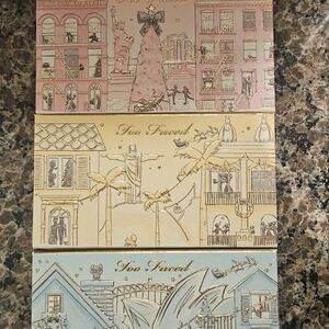 Too Faced Eyeshadow Palette Set - Pink, Gold, Blue